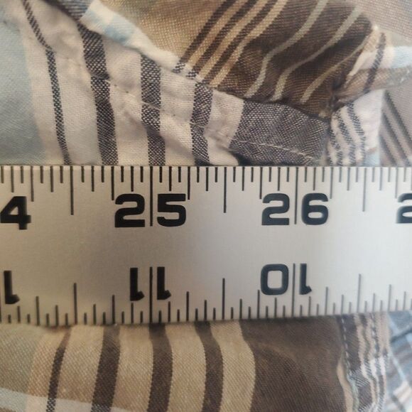 Mountain Khakis Men's Tomahawk Short Sleeve Shirt Size XXL Blue Plaid w/ Pocket - Picture 14 of 16